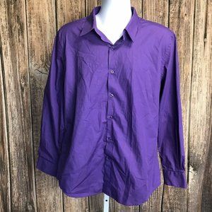 Verno Fashion Men's Button Down Shirt ~ Sz 17-17.5